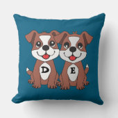 Tweelinghond Kussen (Voorkant)