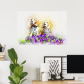 Tweelinghonden Poster (Thuiskantoor)