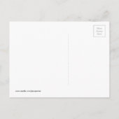 tweelingjongen en meisje polka dot stroller - cade aankondigingskaart (Achterkant)