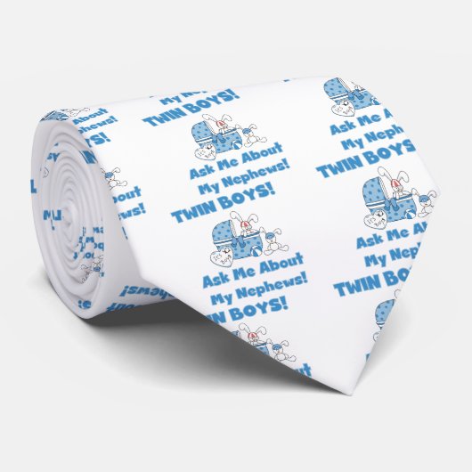 Tweelingjongens vragen naar mijn neefje stropdas (Opgerold)