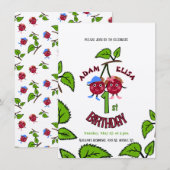 Tweelingkersen Kaart (Voorkant / Achterkant)