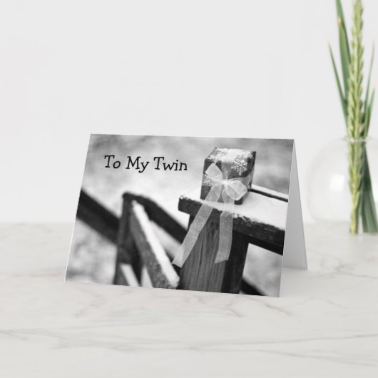 TWEELINGKERST LIEFDE-WENSKAART FEESTDAGEN KAART (Voorkant)