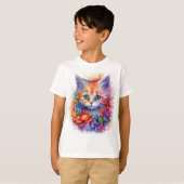 Tweelingkittens T-shirt (Voorkant volledig)