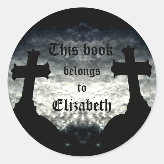 Tweelingkruisen Dit boek behoort tot Ronde Sticker (Voorkant)