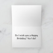 TWEELINGLIEFDE EN GELUKKIGE VERJAARDAG KAART (Binnen)