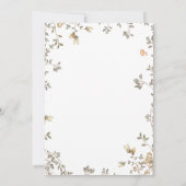 tweelingmeisjes baby shower uitnodiging (Achterkant)