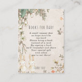 Tweelingmeisjes bunny boeken voor baby-aanvraag informatiekaartje (Voorkant)