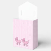 Tweelingmeisjes Polka dots - gunst box Bedankdoosjes (Geopend)