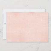 Tweelingmeisjes roze floraal baby shower met bos kaart (Achterkant)