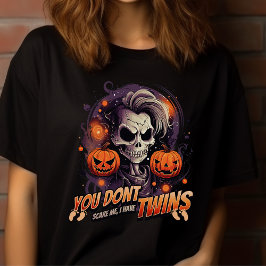 Tweelingmoeder Halloween, je maakt me niet bang mo Tri-Blend Shirt