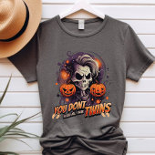 Tweelingmoeder Halloween, je maakt me niet bang mo Tri-Blend Shirt