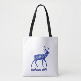 Tweelingmoeder in Finse Canvas tas