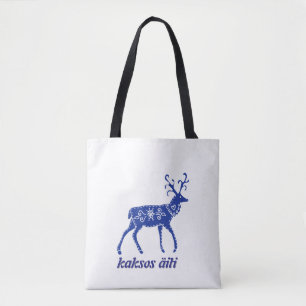 Tweelingmoeder in Finse Canvas tas
