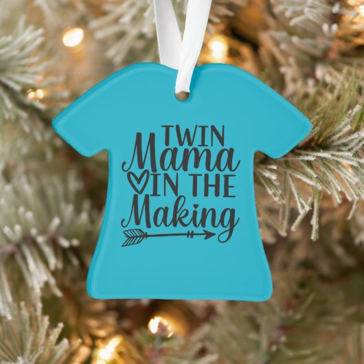 Tweelingmoeder wordt kerst ornament (Boom)