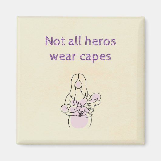 Tweelingmoeders zijn helden magneet (Voorkant)