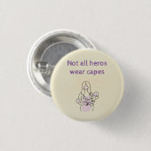 Tweelingmoeders zijn helden ronde button 3,2 cm (Voorkant /achterkant)