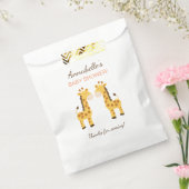 Tweelingpartij Giraffes voor pleisters Bedankzakje (Gezegeld)
