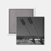 Tweelingpijlen, AZ, magneet (Voorkant / Achterkant)