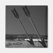 Tweelingpijlen, AZ, magneet (Voorkant)