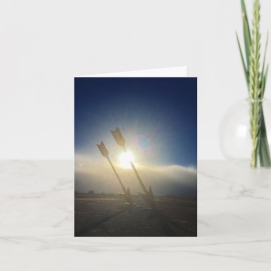 tweelingpijlen notaris kaart (Voorkant)