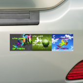 tweelingsticker bumpersticker (Op auto)