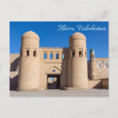 Tweelingtoren Westpoort - Khiva, Oezbekistan Briefkaart (Voorkant)