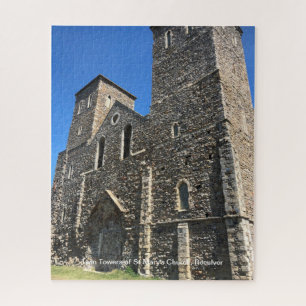 Tweelingtorens van de St. Mary's Church Reculver K Legpuzzel