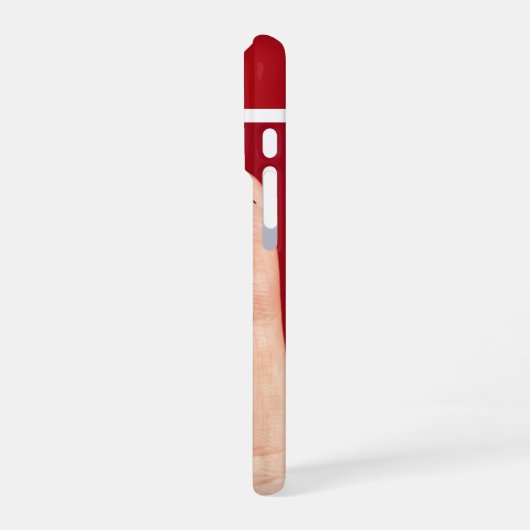 tweelingvinger iPhone hoesje (Linkerkant)