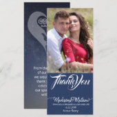 Tweelingvlam foto dank je kaart (Voorkant / Achterkant)