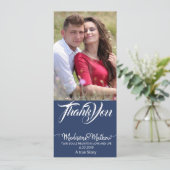 Tweelingvlam foto dank je kaart (Staand voorkant)