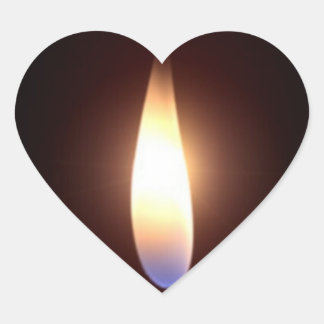 Tweelingvlam hart Valentijnsdag Sticker