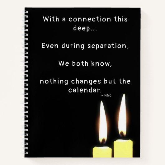 tweelingvlam-soulmate-scheiding notitieboek (Voorkant)