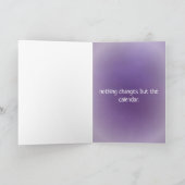 Tweelingvlam Soulmates Scheiding WETEN gedicht Feestdagen Kaart (Binnen)