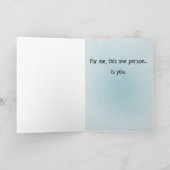 Tweelingvlam Soulmates Verbinding HET ENE Gedicht Feestdagen Kaart (Binnen)