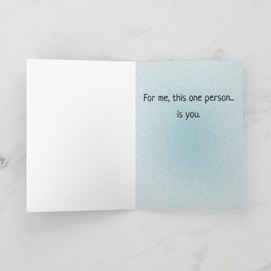 Tweelingvlam Soulmates Verbinding HET ENE Gedicht Feestdagen Kaart (Binnen)