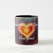 Tweelingvlammen 018 tweekleurige koffiemok (Center)