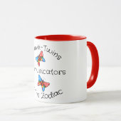 Tweelingvleugeltweeling Mok (Voorkant rechts)