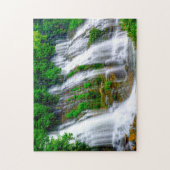 Tweelingwatervallen Tennessee. Legpuzzel (Verticaal)