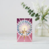 Tweelingzielen en zielsverwanten visitekaartje (Staand voorkant)