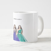 tweelingzus, tweeling, grote koffiekop (Voorkant rechts)