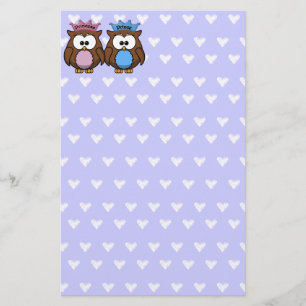 tweeluinprinses en prins briefpapier