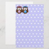 tweeluinprinses en prins briefpapier (Voorkant / Achterkant)