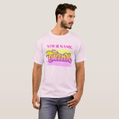 Tweemaal aangepaste naam T-Shirt (Voorkant volledig)