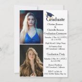 Tweemaal afstuderen ceremonie 2 foto-Afstuderen Aankondiging (Voorkant)