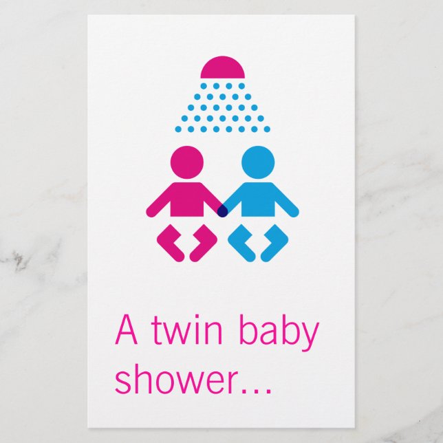 Tweemaal baby shower (Voorkant)
