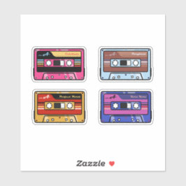 TWEEMAAL Cassettebandjes Sticker Pack ver.4
