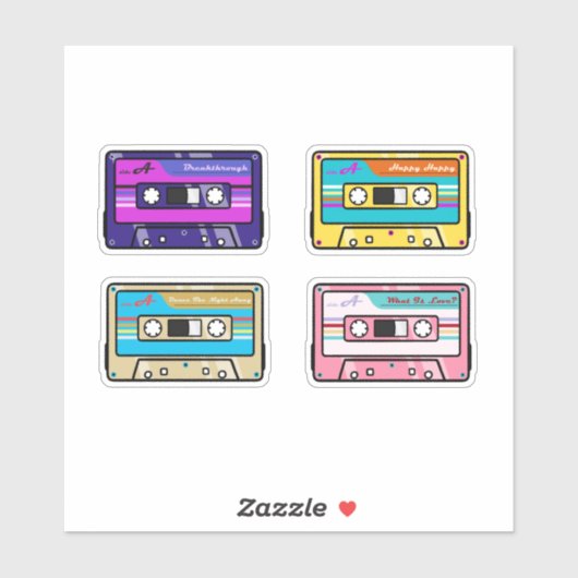 TWEEMAAL Cassettebandjes Sticker Pack ver.6 (Vel)