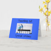 TWEEMAAL CONGRATULATIES OP UW WEDDAG KAART (Gele Bloem)