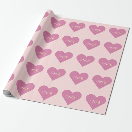 Tweemaal Cute Teen Aesthetische Kpop Eenmaal verpa Cadeaupapier (Uitgerold)