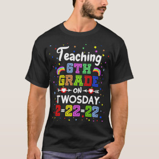 Tweemaal daags 2022 22222222 doceren t-shirt